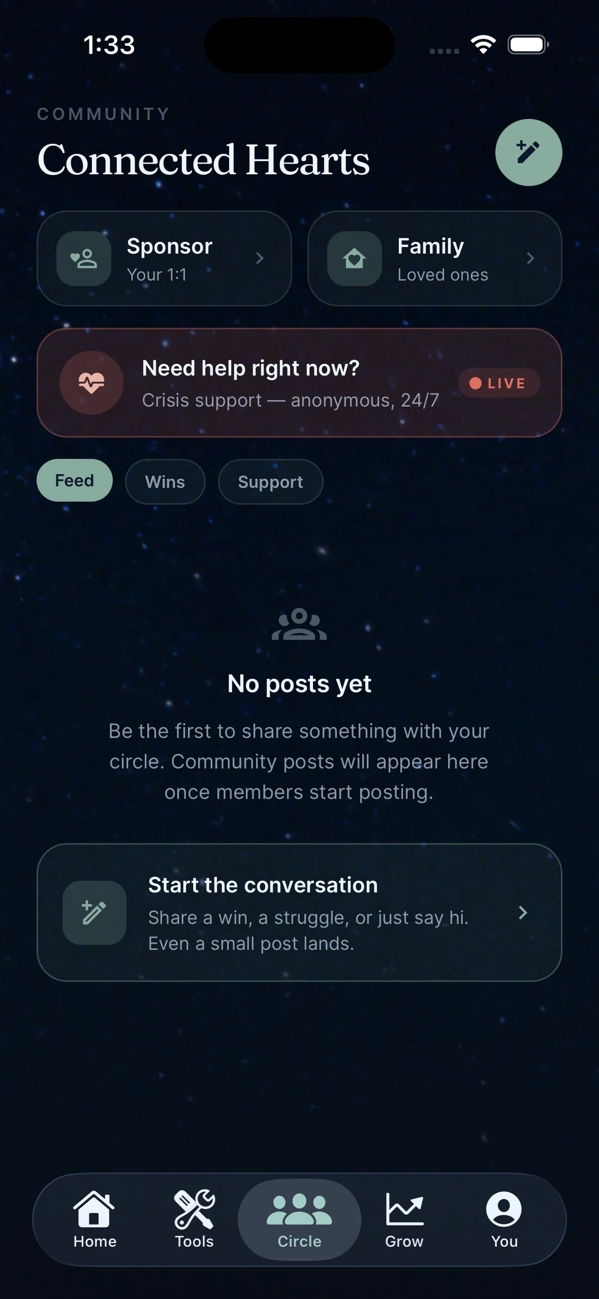 OneWay alumni app — Connected Hearts community