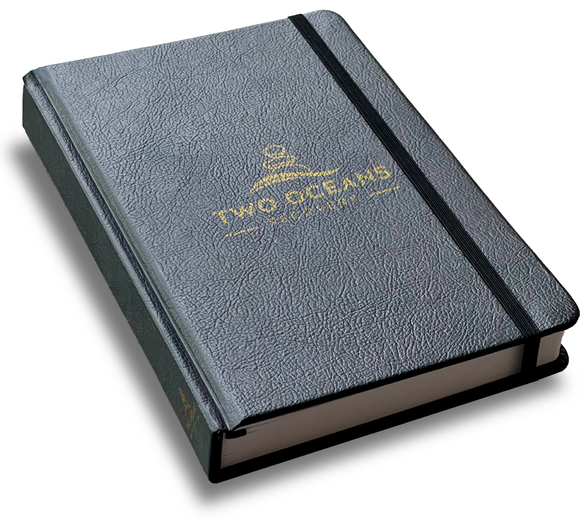 Your logo on the planner cover and spine — sample branded cover
