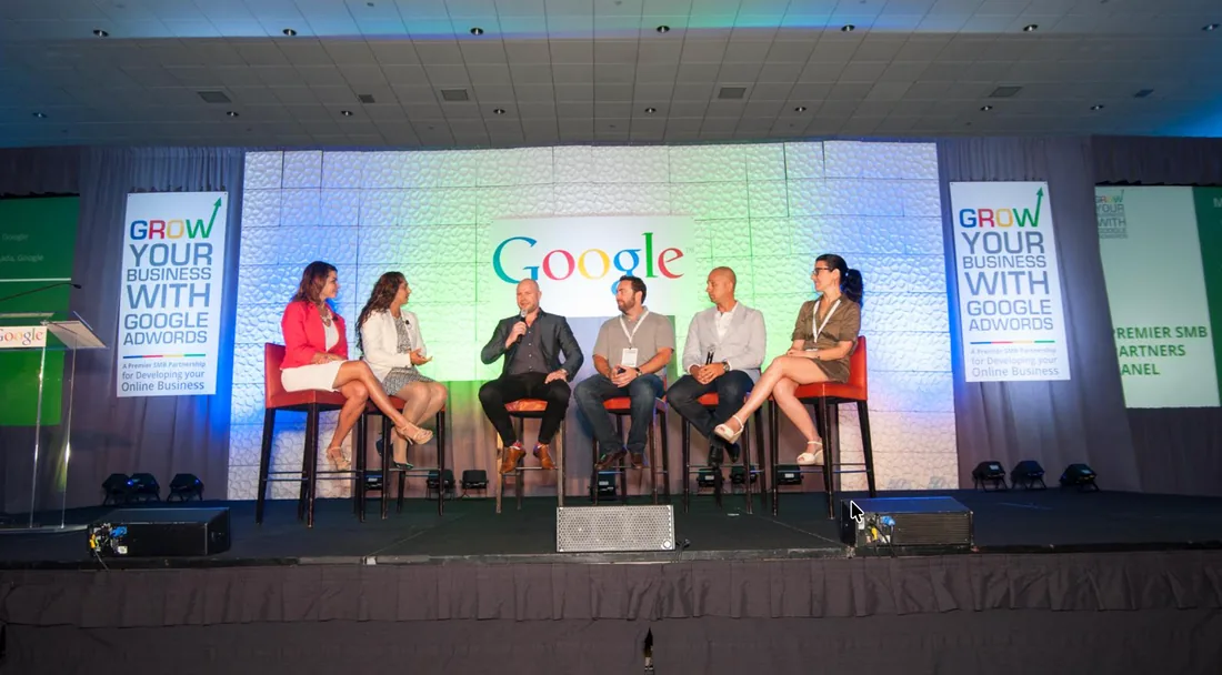 Gary Garth on the Google Premier SMB Partners panel, Grow Your Business with Google AdWords