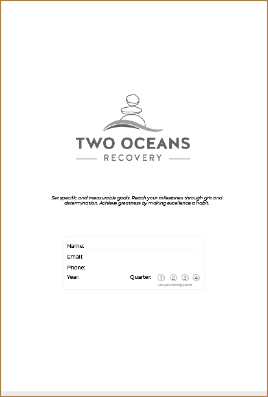 Planner Owner Details Page — sample branded interior page